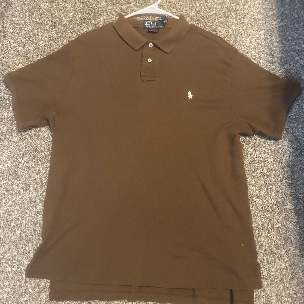 Ralph lauren polo shirts brown